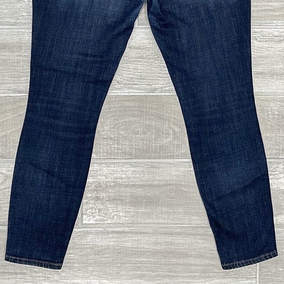 Good American Good Waist High-Rise Slimming Stretch Denim Jeans in BLUE188 Sz 30 - Picture 8 of 13